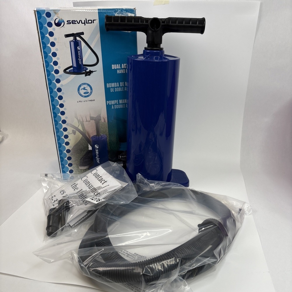 Sevylor Coleman Handpump (Blue) Open Box/tested Working - Picture 5 of 12